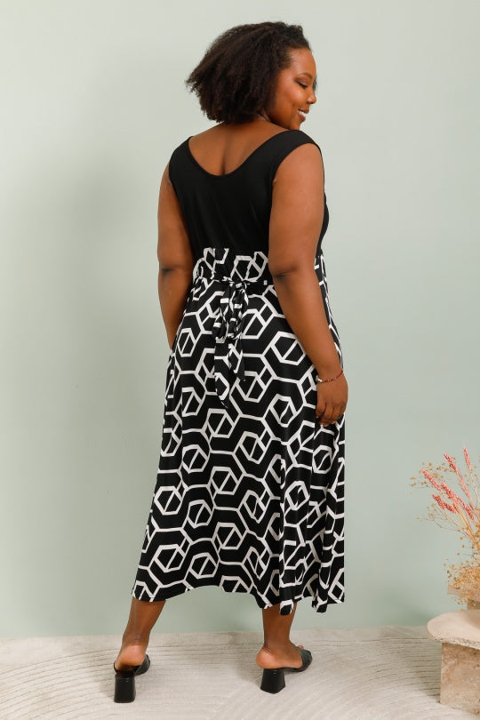 Robe Bicolore, Col Rond