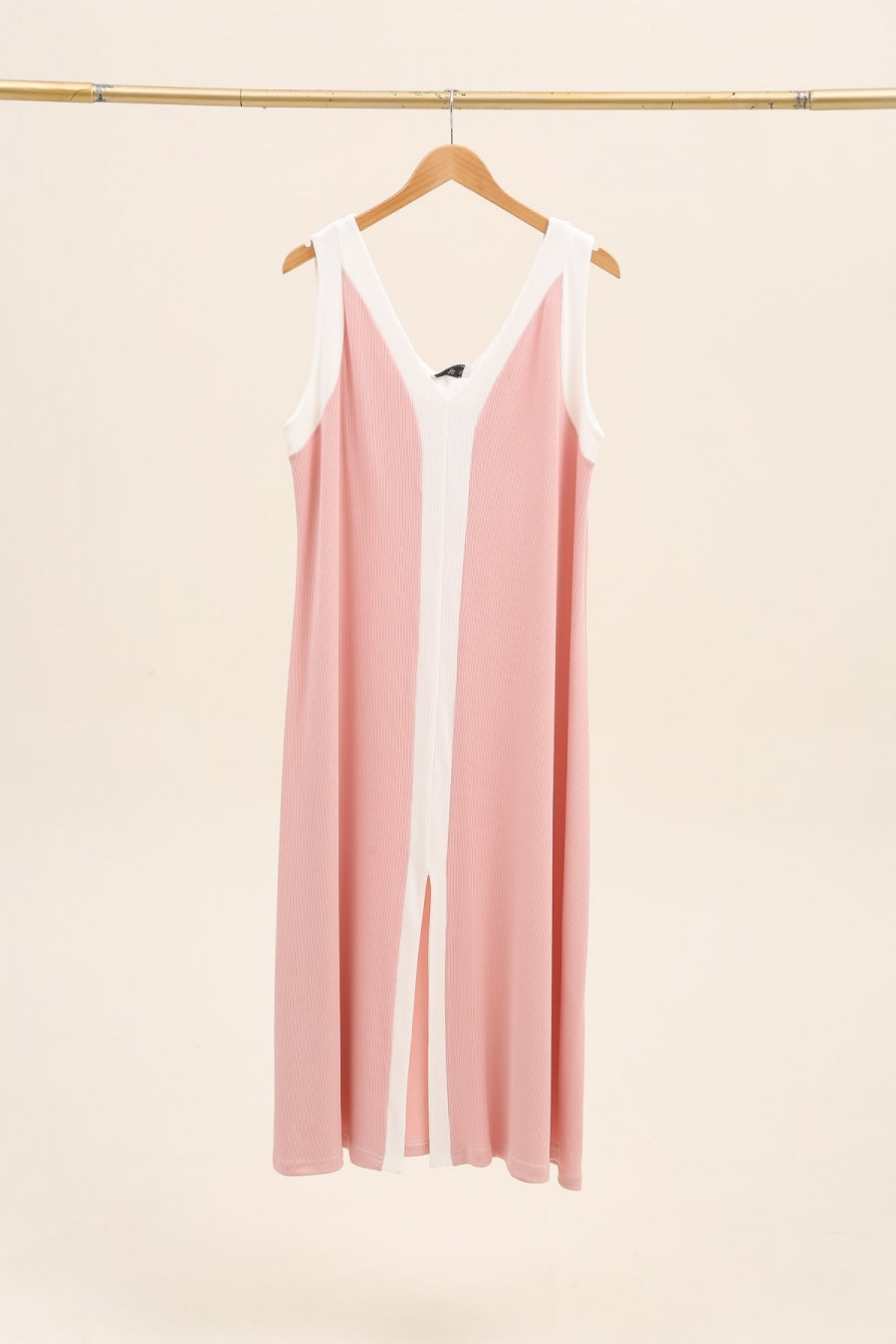 Robe Col V, Evasée Fluide