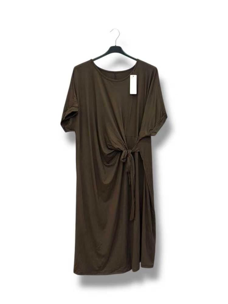 Robe Manches Courtes Uni