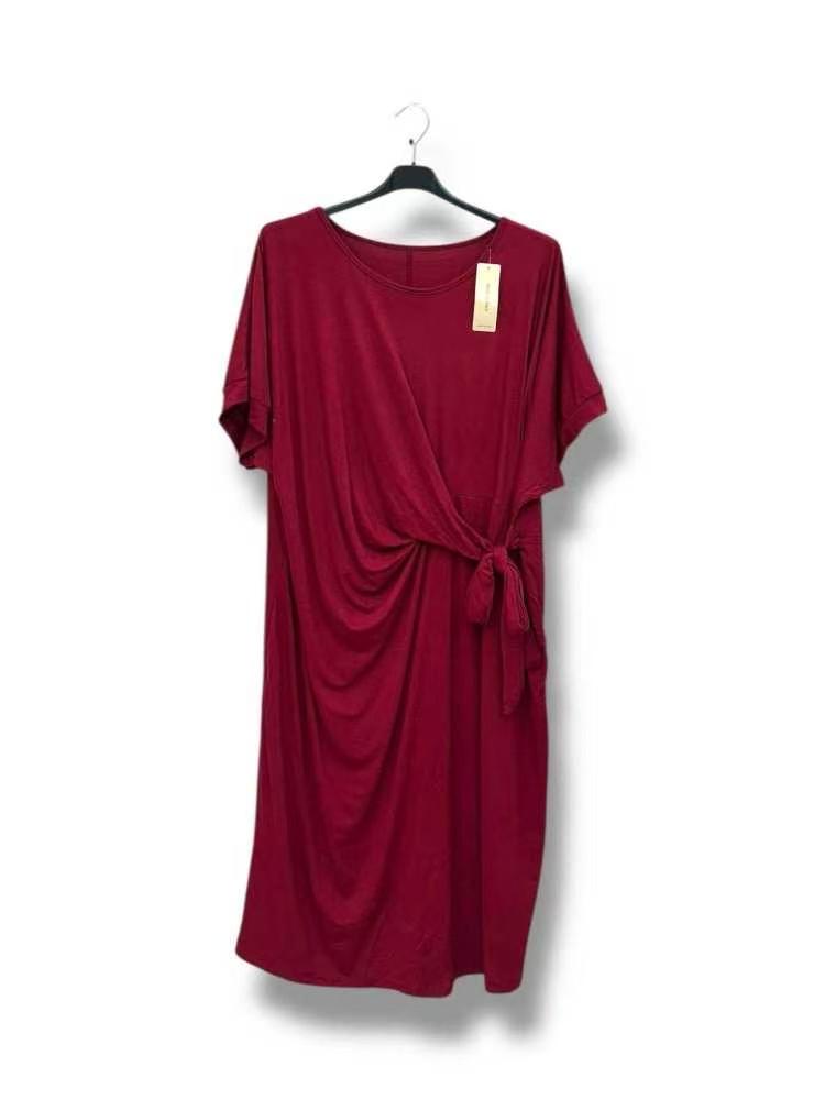 Robe Manches Courtes Uni