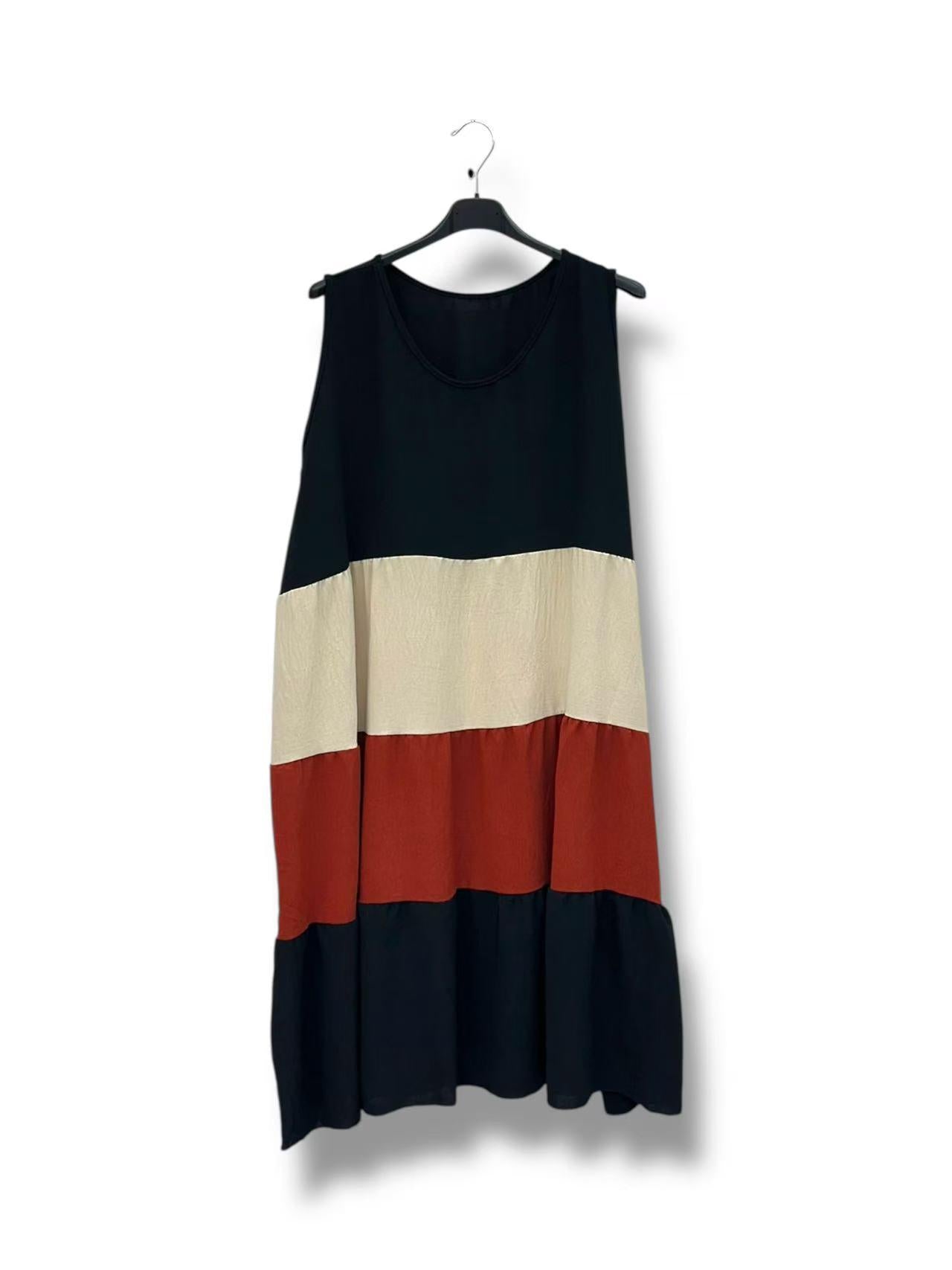 Robe Col Rond Uni