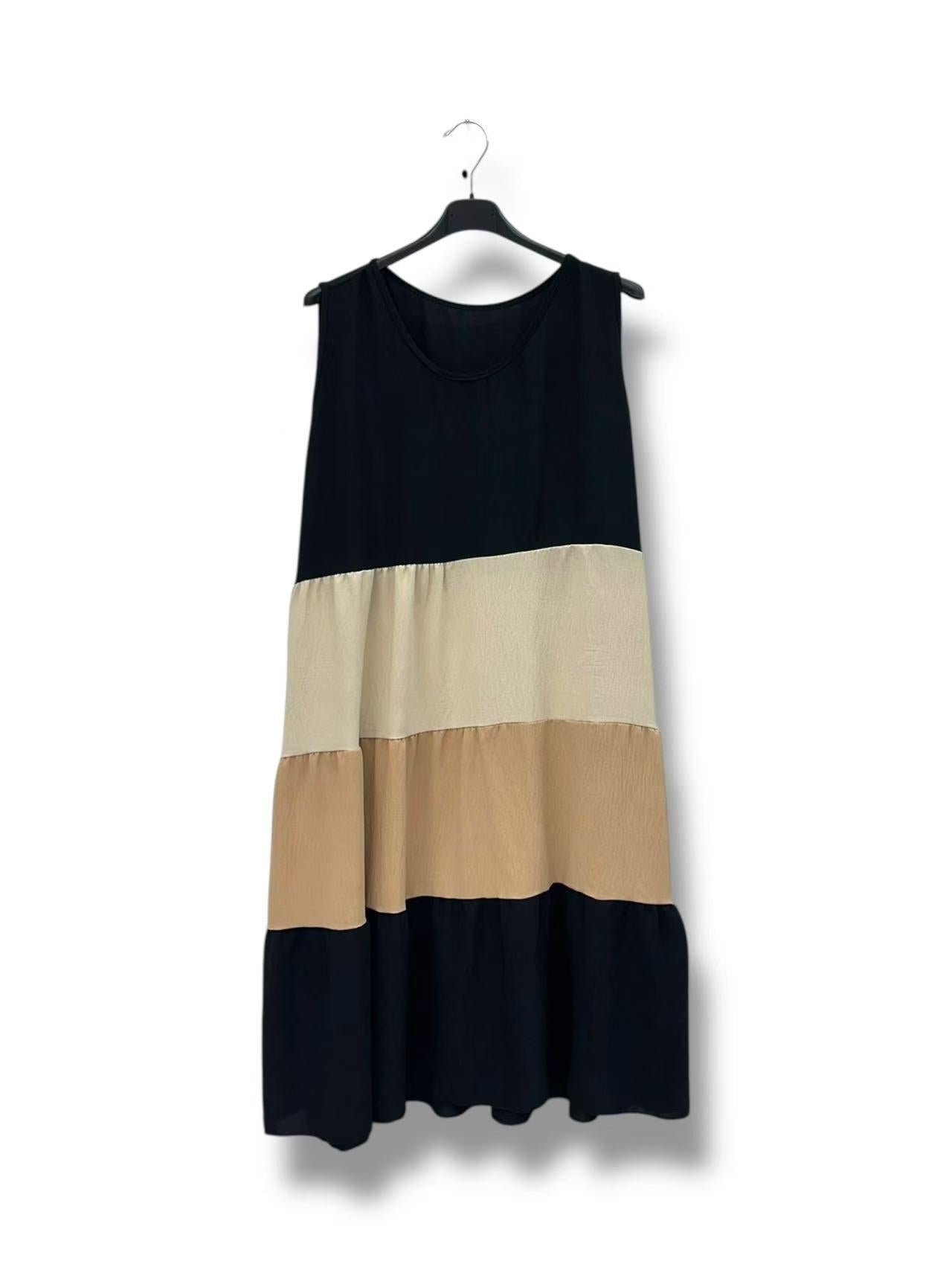 Robe Col Rond Uni