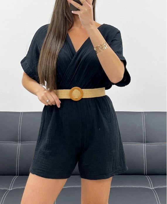 Combinaison Gaze de Coton + Ceinture Offerte