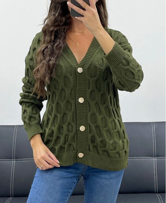 Gilet en Maille, Effet Structuré