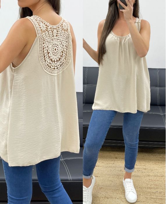 Top Oversize Fluide Dos Broder