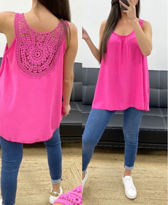 Top Oversize Fluide Dos Broder