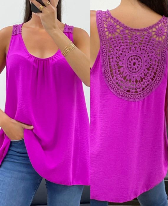 Top Oversize Fluide Dos Broder