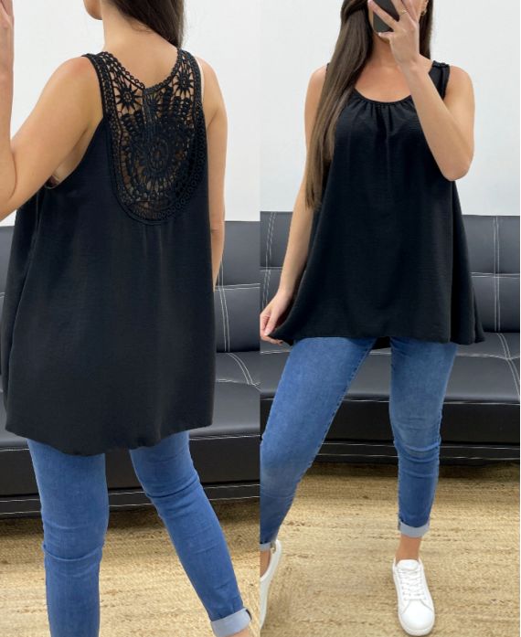 Top Oversize Fluide Dos Broder