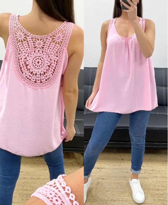 Top Oversize Fluide Dos Broder