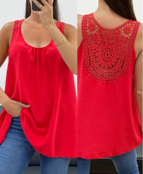 Top Oversize Fluide Dos Broder