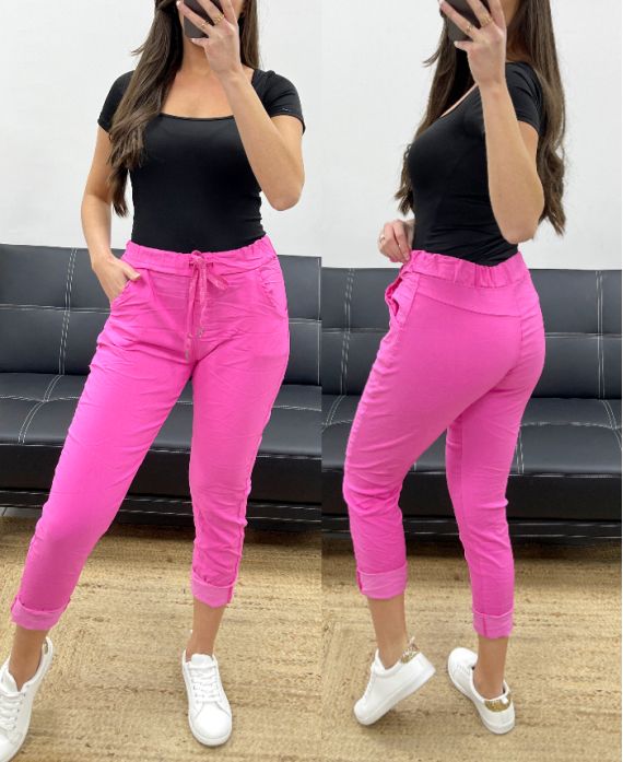 Pantalon Effet Froissé