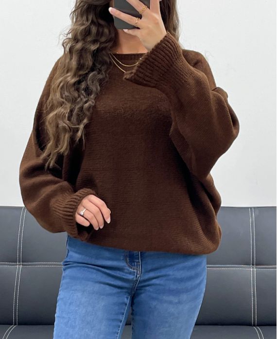 PullOver Laine, Détail aux Manches