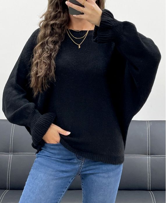 PullOver Laine, Détail aux Manches