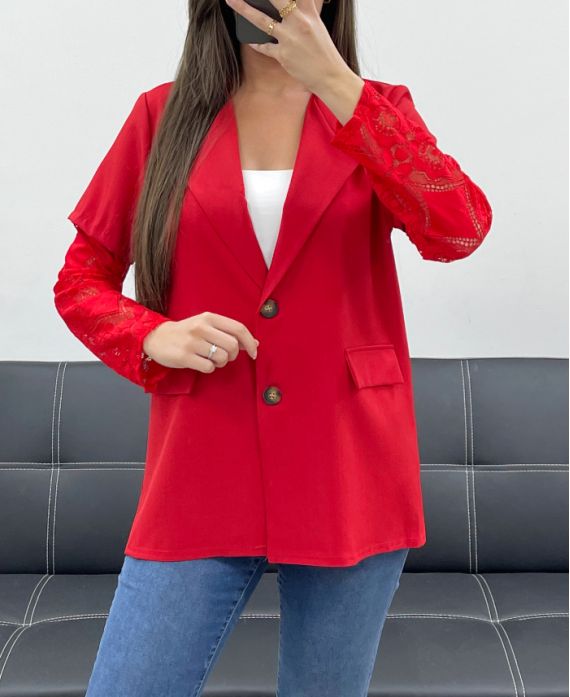 Veste, Manches à Dentelle