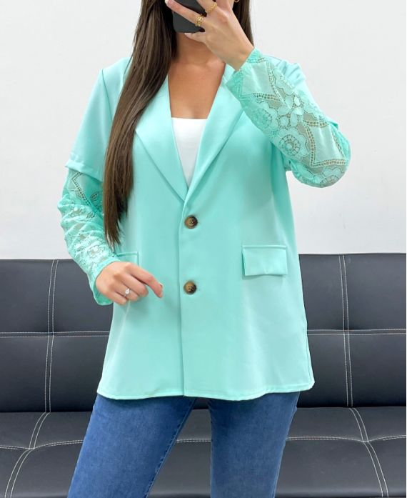 Veste, Manches à Dentelle