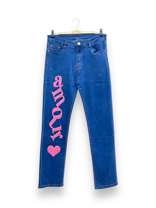 Jeans Droit Uni