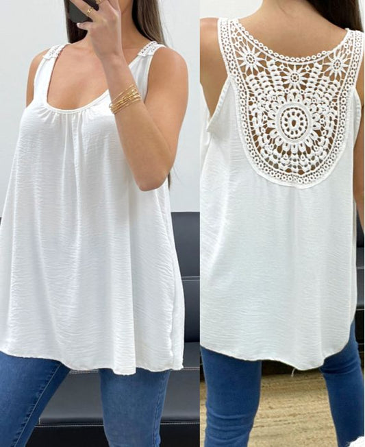 Top Oversize Fluide Dos Broder