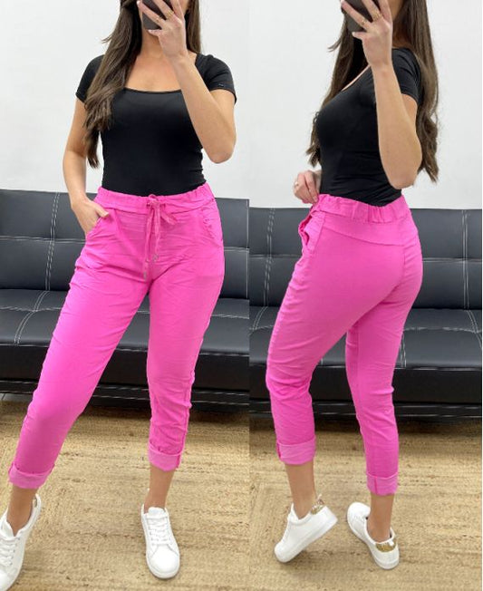 Pantalon Effet Froissé