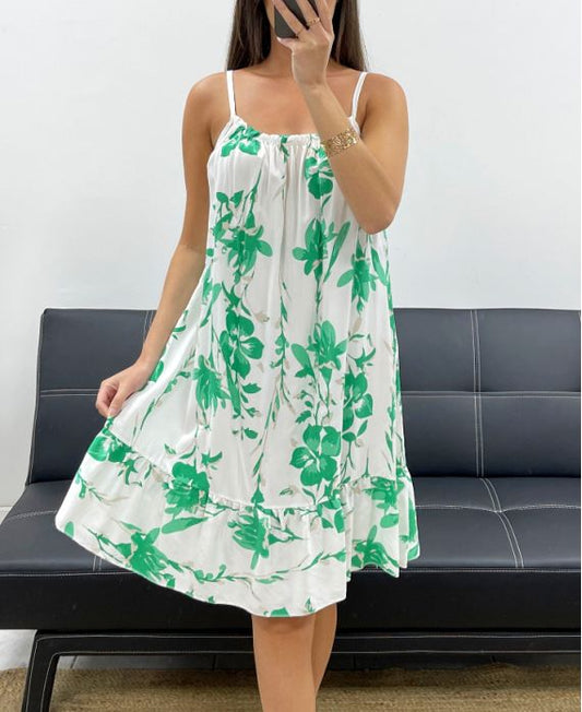 Robe Imprimée à Bretelles