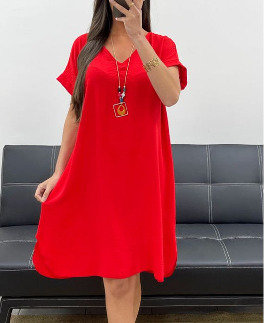 Robe Oversize + Collier Offert